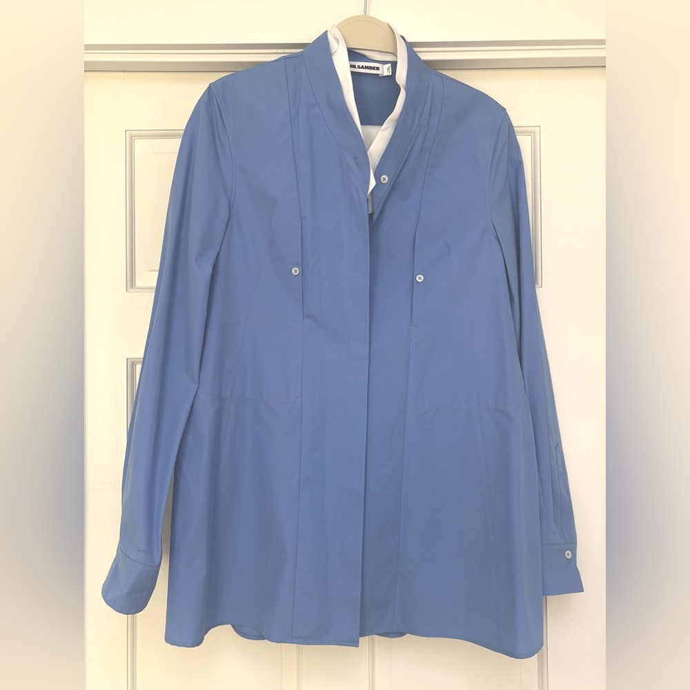 Jil Sander Cotton Concealed-Button Down